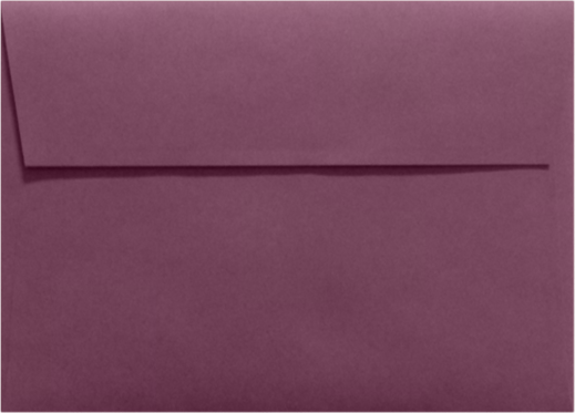 Vintage Plum Purple 32lb A1 Invitation Envelopes (3 5/8 x 5 1/8) with Peel & Seal
