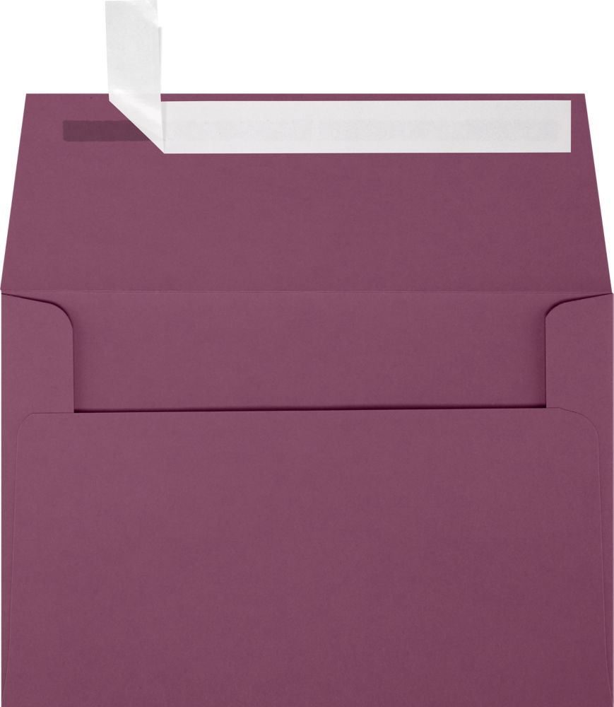 Vintage Plum Purple 32lb A4 Invitation Envelopes (4 1/4 x 6 1/4) with Peel & Seal