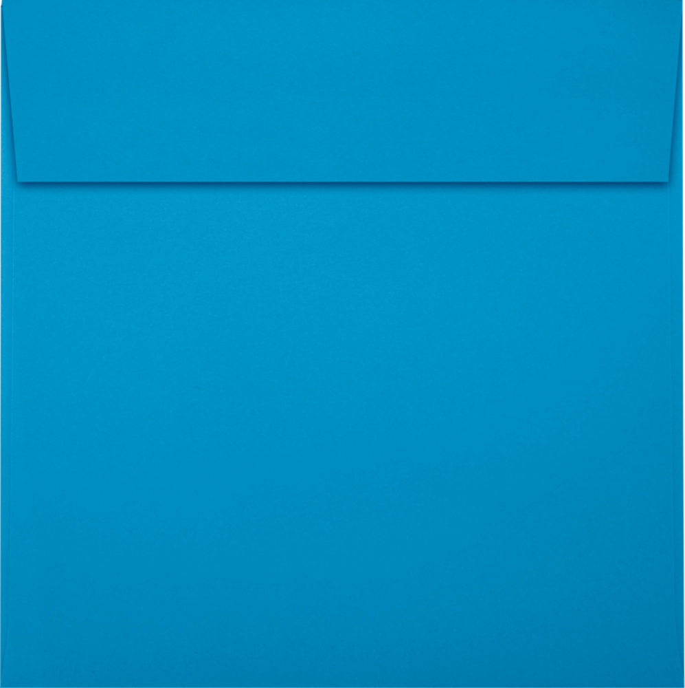 Pool Blue 32lb 6 1/2 x 6 1/2 Square Envelopes with Peel & Seal