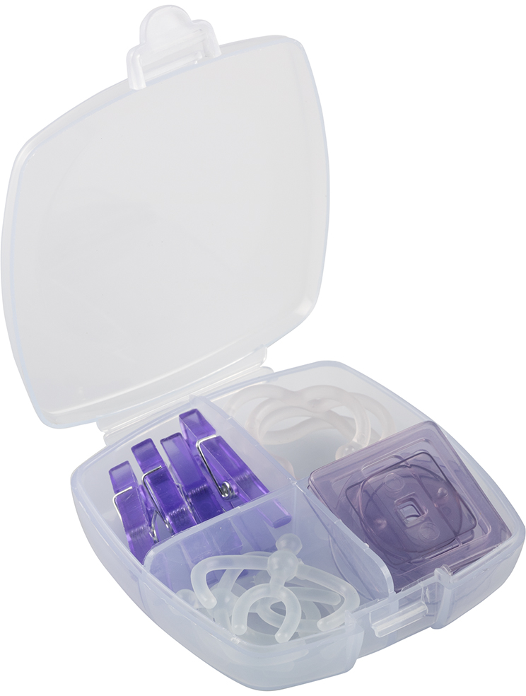 Purple Medium Office Clip Box - 24 Pack
