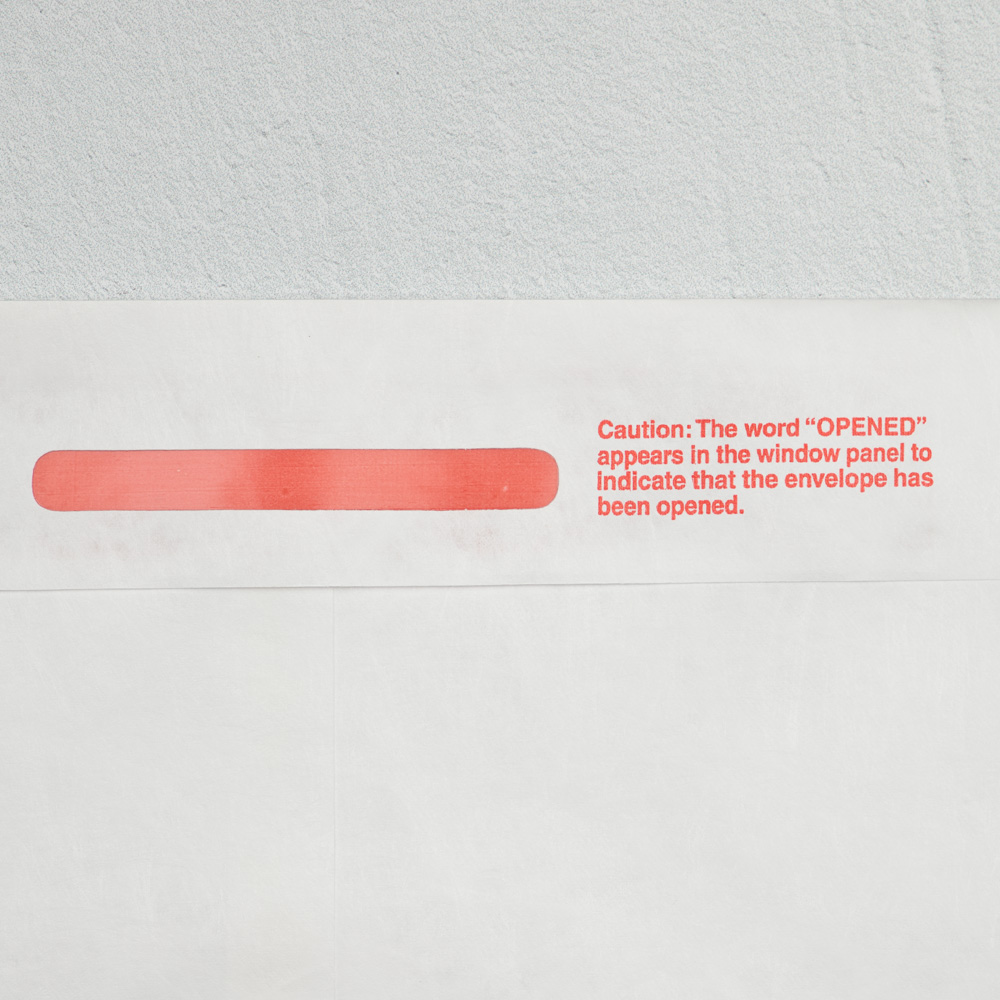 White Tyvek 14lb 10 x 13 Open End Tamper Evident Envelopes with Peel & Seal