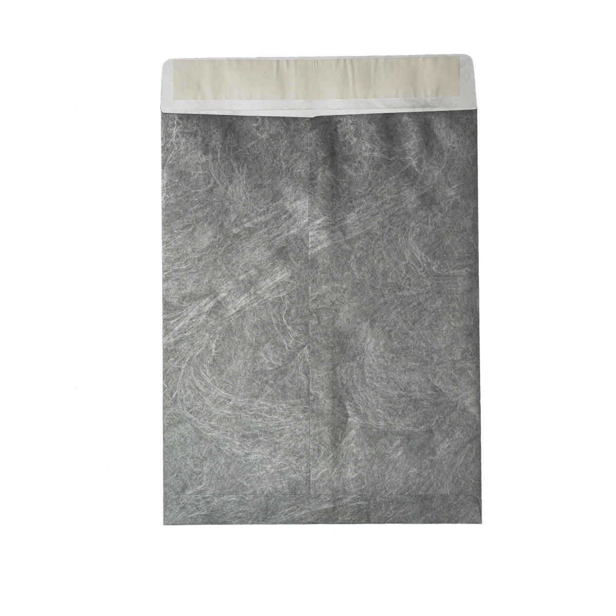 12 x 15 1/2 Open End Envelopes with Peel and Seal - Silver Tyvek® 14lb