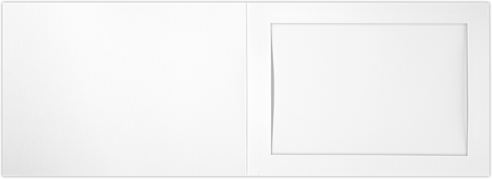 5 x 7 Landscape Photo Holder - White Linen