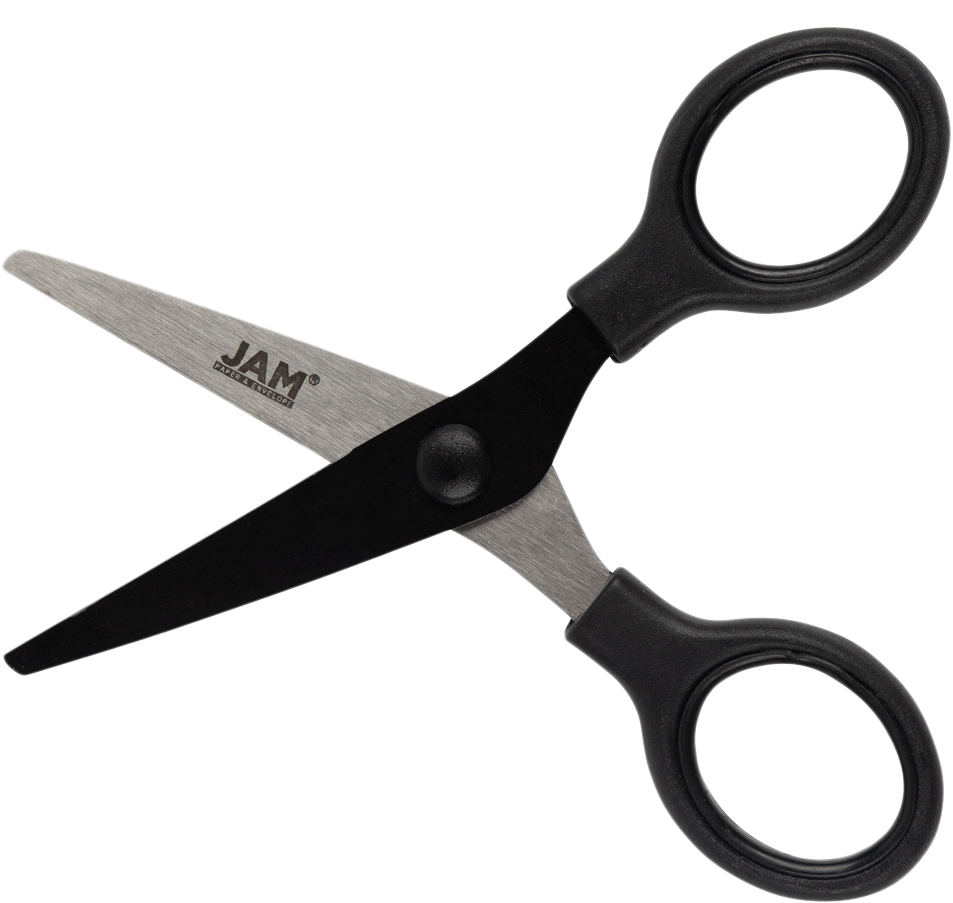 Black Assorted Scissors - Pack of 3