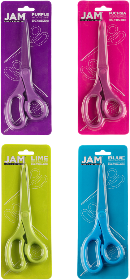 Fashion Assorted Precision Scissors - Pack of 4