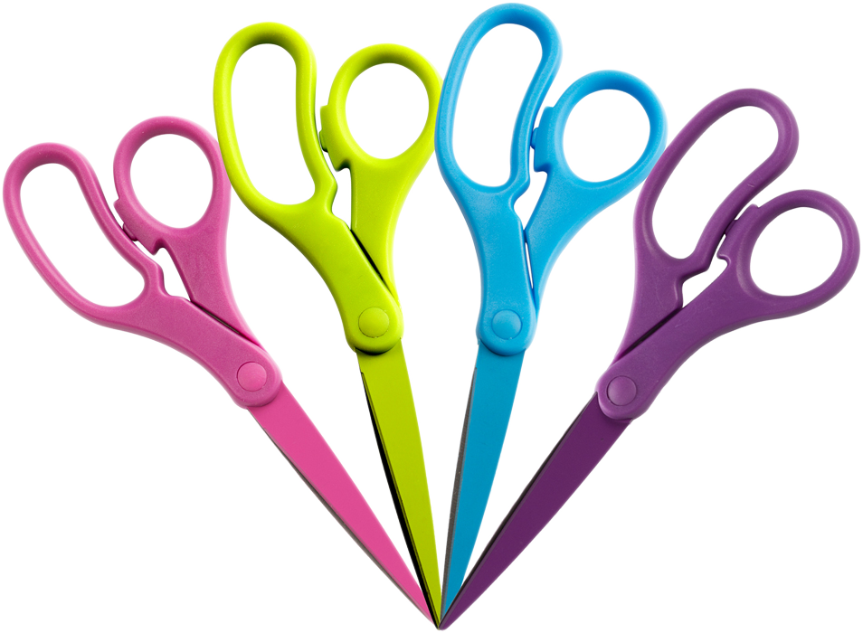 Fashion Assorted Precision Scissors - Pack of 4