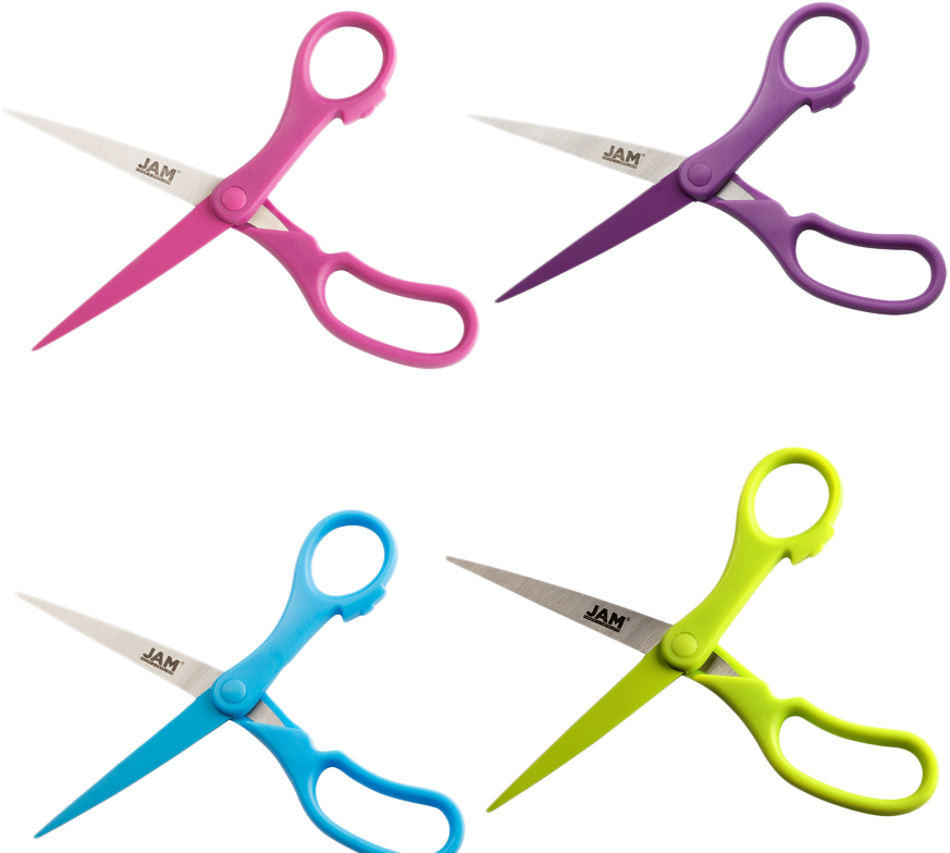 Fashion Assorted Precision Scissors - Pack of 4