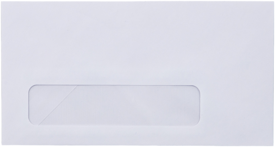 White 24lb #7 1/2 Window Envelopes (3 15/16 x 7 1/2)