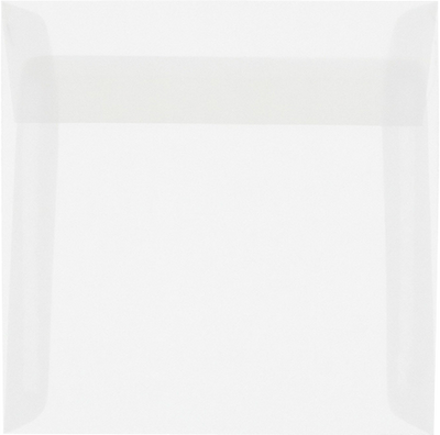 Clear Translucent 30lb 5 1/2 x 5 1/2 Square Envelopes