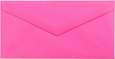 Fuchsia Pink Magenta 24lb 3 7/8 x 7 1/2 Monarch Envelopes