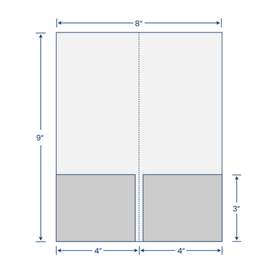 Deep Pine Linen 4 x 9 Mini Folders