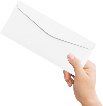 Ultimate White 24lb Strathmore #10 Regular Premium Envelopes (4 1/8 x 9 1/2)