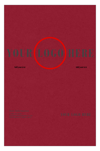 Garnet Dark Red 100lb 11 x 17 Cardstock