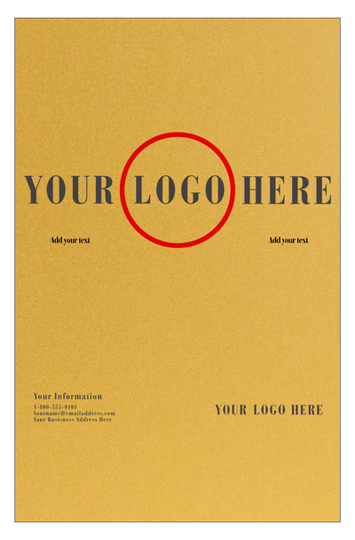 Gold Metallic 105lb 11 x 17 Cardstock