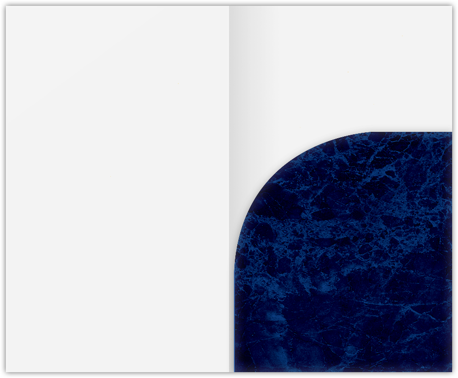 Blue Semi-Gloss 14pt C1S 2 3/4 x 4 1/2 One Curved Pocket Key Card Holders with 3 Inch Pocket