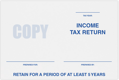 Tax Return 24lb 6 x 9 Booklet Envelopes
