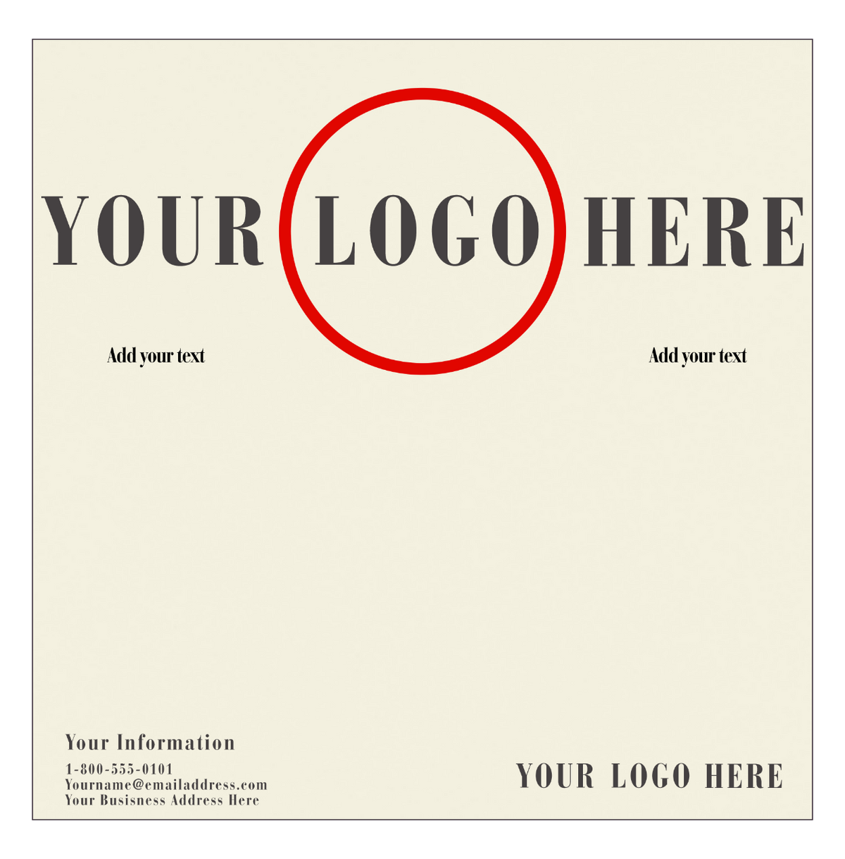 Natural White 100% Cotton 92lb 12 x 12 Cardstock