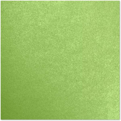 Lime Green Metallic 105lb 12 x 12 Cardstock