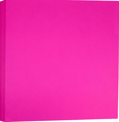 Fuchsia Pink Magenta 32lb 12 x 12 Paper