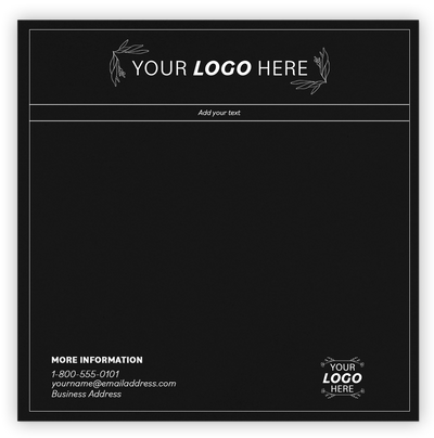 12 x 12 Paper - Smooth Midnight Black 32lb