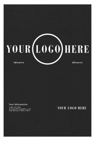 Black Linen 100lb 12 x 18 Cardstock