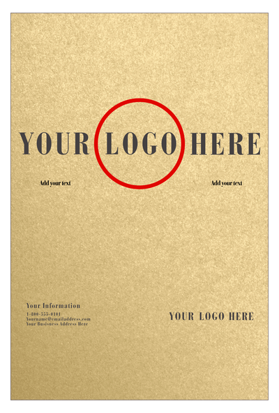 Light Gold Blonde Metallic 105lb 12 x 18 Cardstock