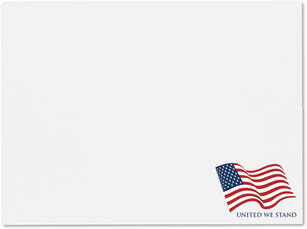Patriotic 24lb 9 x 12 Booklet Envelopes