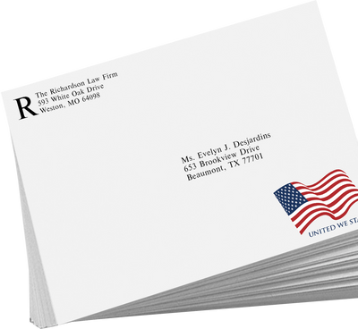Patriotic 24lb 9 x 12 Booklet Envelopes