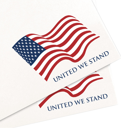 Patriotic 24lb 9 x 12 Booklet Envelopes