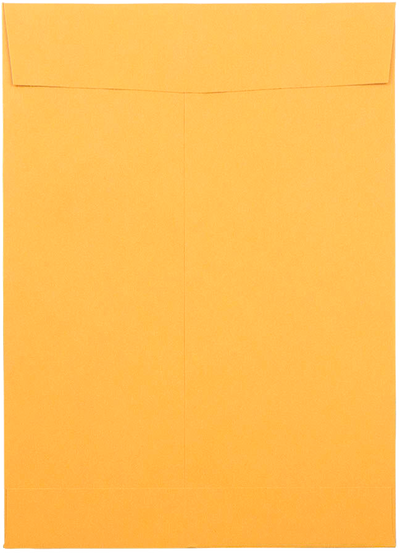 Brown Kraft 28lb 7 1/2 x 10 1/2 Open End Envelopes with Peel & Seal