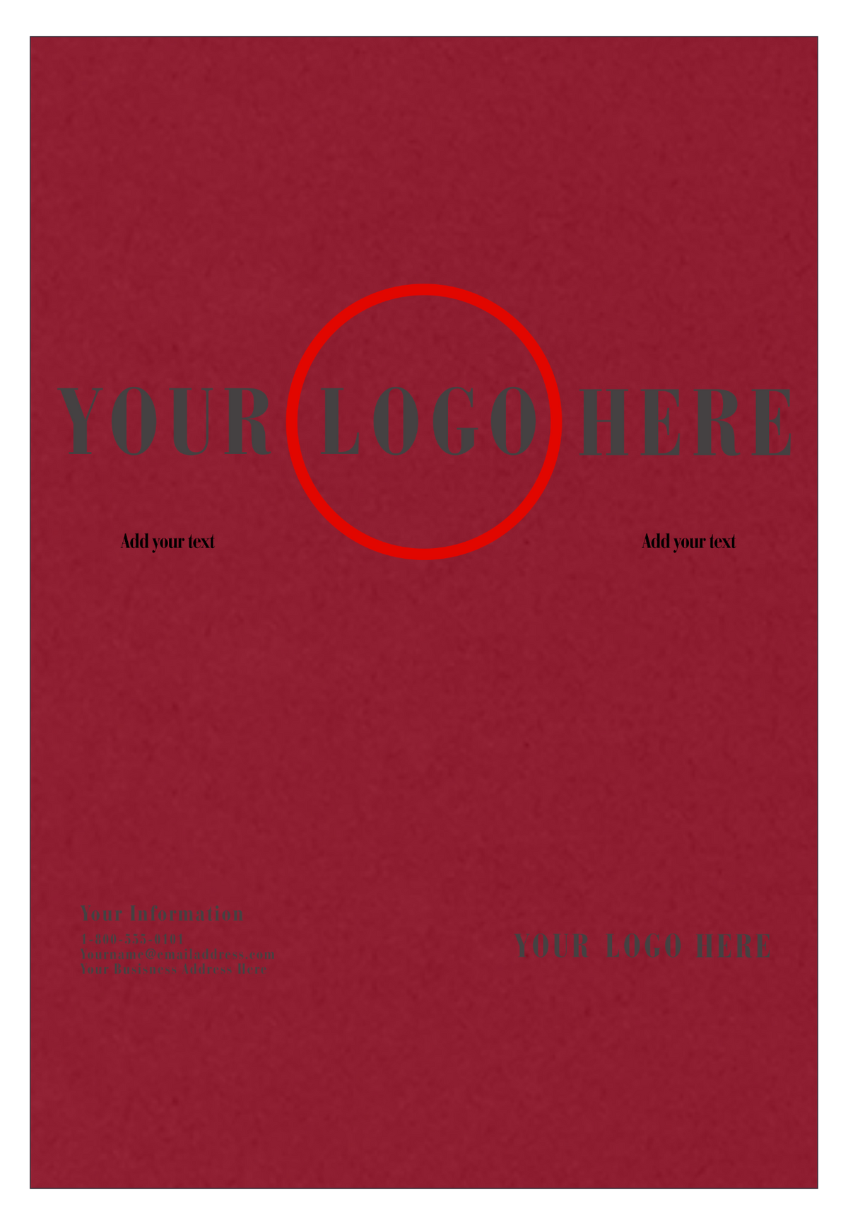 Garnet Dark Red 100lb 13 x 19 Cardstock