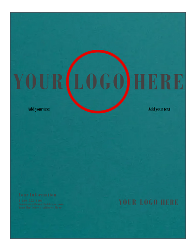 Teal 100lb 8 1/2 x 11 Cardstock