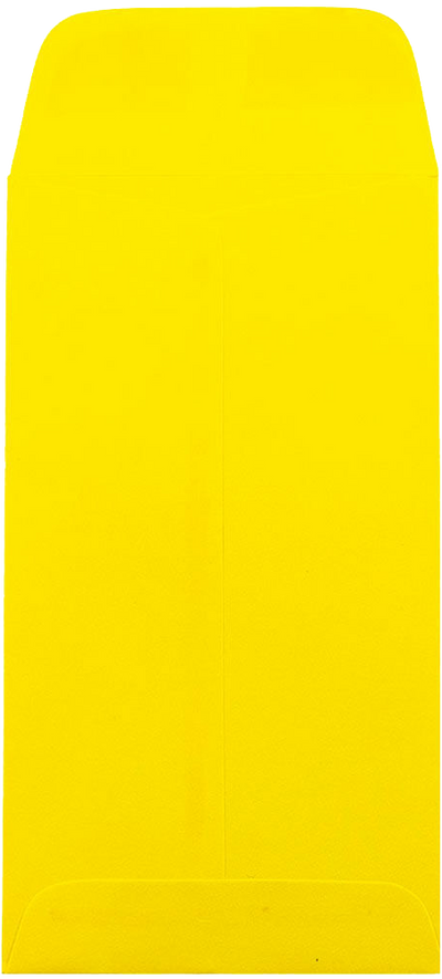 Yellow 24lb #7 Coin Envelopes (3 1/2 x 6 1/2)
