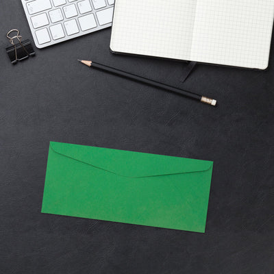 Holiday Green 32lb #9 Regular Envelopes (3 7/8 x 8 7/8)