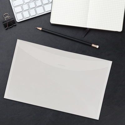 Clear 6 x 9 Booklet Plast Envelopes with Tuck Flap
