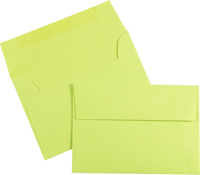 Wasabi Lime Green 24lb A1 Invitation Envelopes (3 5/8 x 5 1/8)