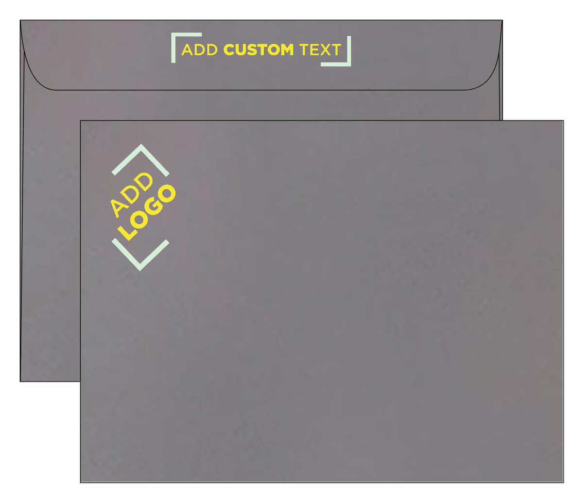 Gray Kraft 28lb 9 x 12 Booklet Envelopes
