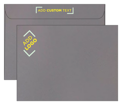 Gray Kraft 28lb 9 x 12 Booklet Envelopes