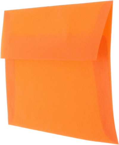 Orange Translucent 30lb A1 Invitation Envelopes (3 5/8 x 5 1/8)