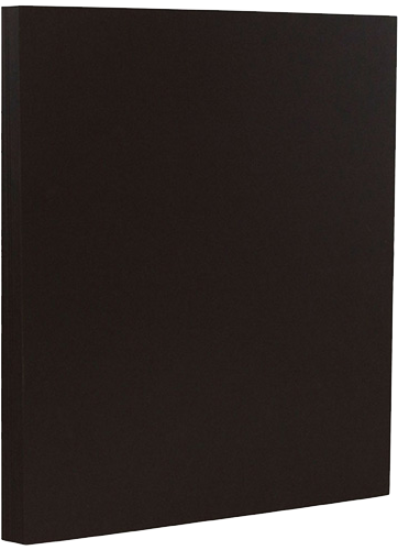 Black Linen 80lb 8 1/2 x 11 Cardstock