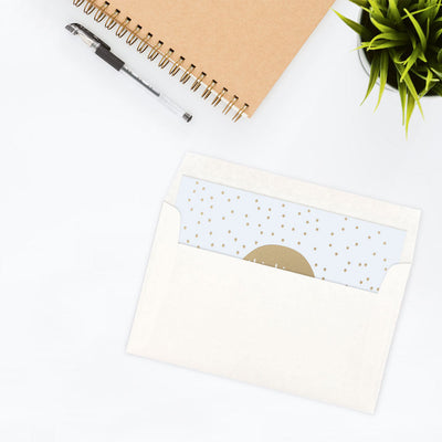 White Parchment 24lb A10 Invitation Envelopes (6 x 9 1/2)