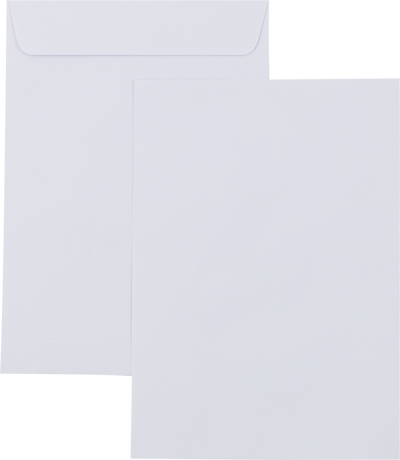 7 x 10 Open End Envelopes - White 28lb
