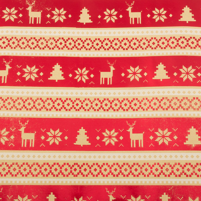Pixel Christmas Wrapping Paper (15 Sq Ft)