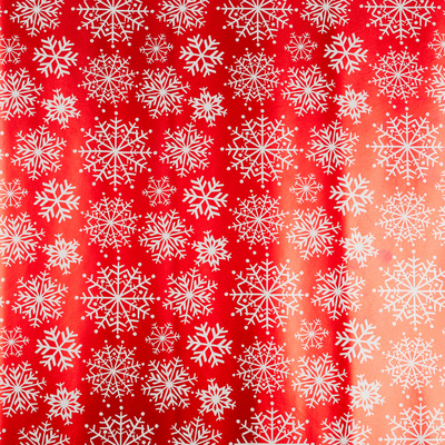Snowy Holiday Foil Wrapping Paper Set (100 Sq Ft) - 4 Rolls