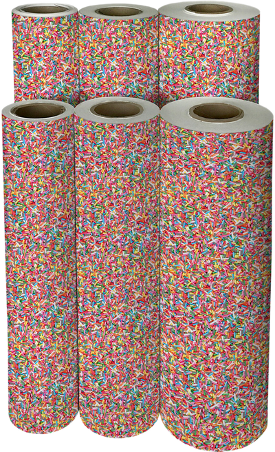 Sprinkles 30" x 417' Bulk Wrapping Paper (1042.5 Sq Ft)