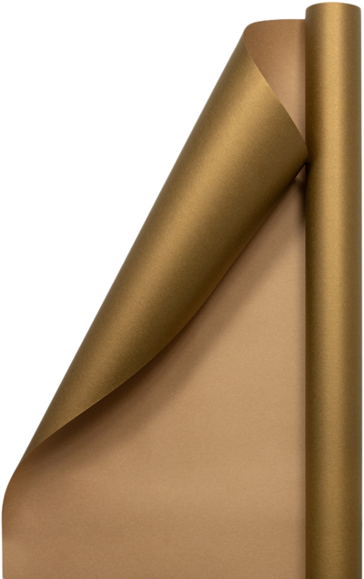 Wrapping Paper (25 Sq Ft) - Gold
