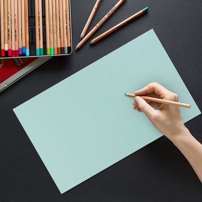 Seafoam Aqua Blue 100lb 8 1/2 x 14 Cardstock