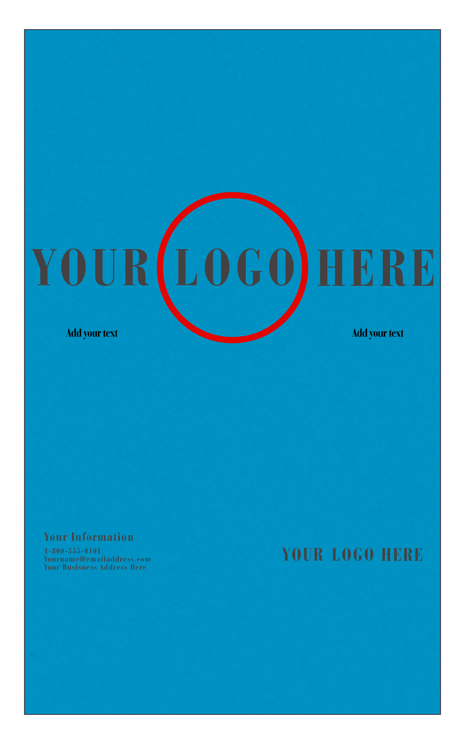 Pool Blue 65lb 8 1/2 x 14 Cardstock