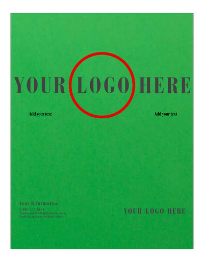 Green Vellum 110lb 8 1/2 x 11 Cardstock