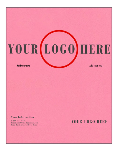 Salmon Pink 110lb 8 1/2 x 11 Cardstock